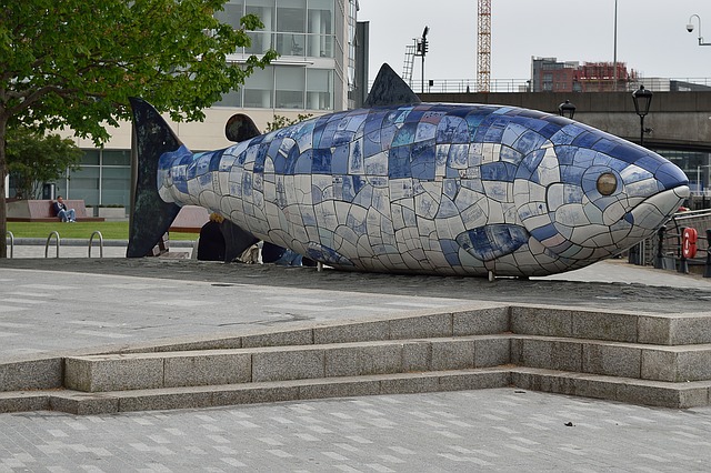 Belfast Fish Monuent